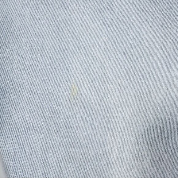 Levi's 501 Button Fly Cropped Straight Leg Split Hem Jeans Blue Size 27 x 26 - Picture 14 of 16